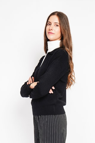 Camisola oversize - Preto