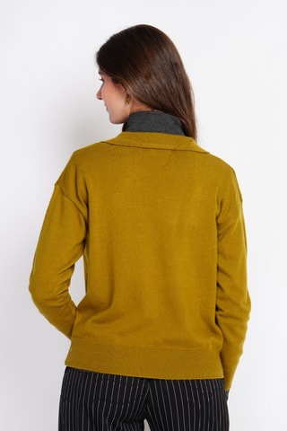 Camisola oversize - Verde-azeitona