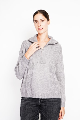Camisola oversize - Cinzento
