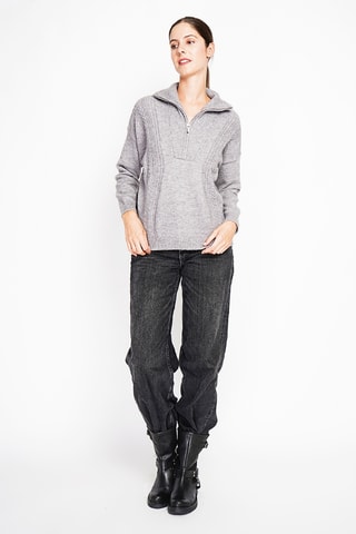 Camisola oversize - Cinzento