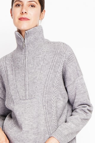 Camisola oversize - Cinzento