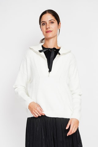Camisola oversize - Branco