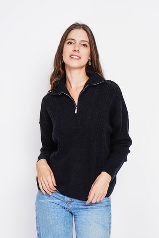 Camisola oversize - Preto
