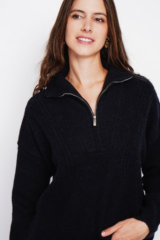 Camisola oversize - Preto