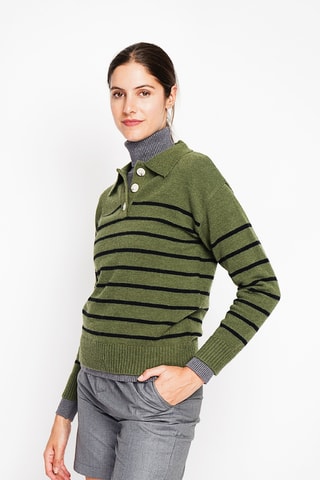 Camisola oversize - Caqui