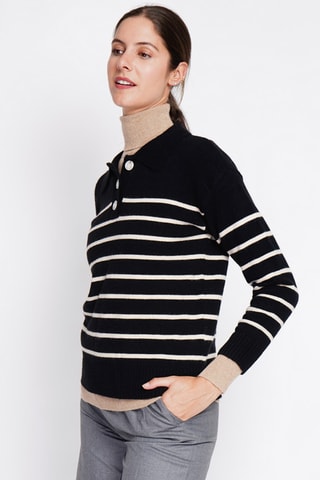 Camisola oversize - Preto
