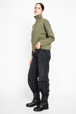 Camisola oversize - Caqui