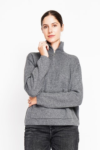 Camisola oversize - Cinzento mesclado