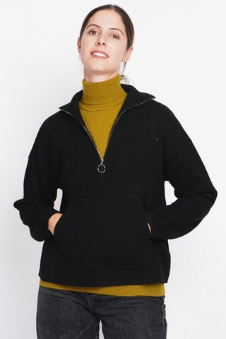 Camisola oversize - Preto
