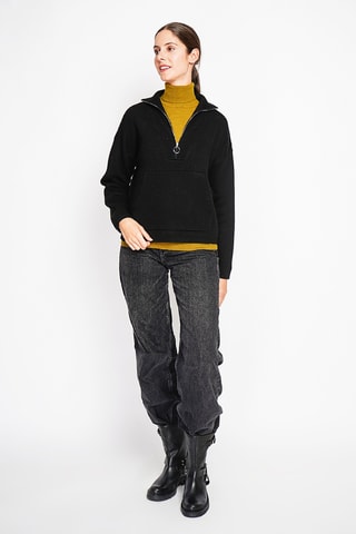 Camisola oversize - Preto