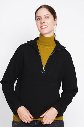 Camisola oversize - Preto
