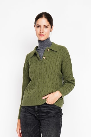 Camisola oversize - Caqui