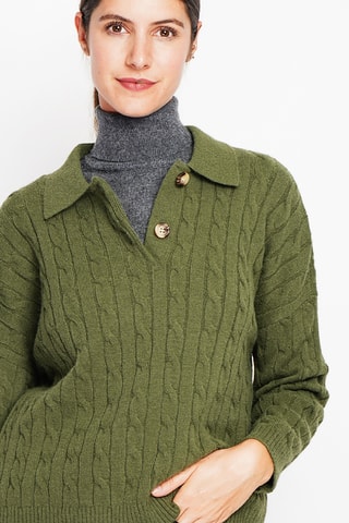 Camisola oversize - Caqui