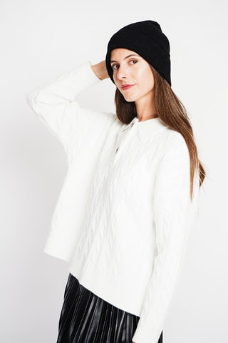 Camisola oversize - Branco