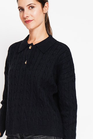 Camisola oversize - Preto