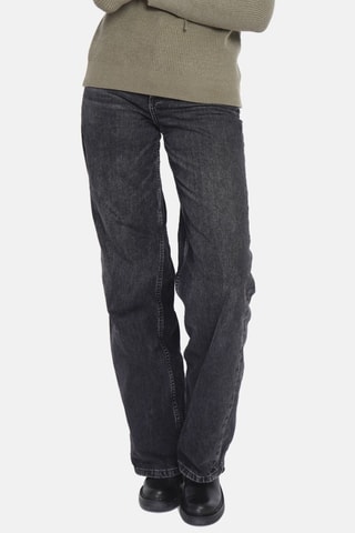 Camisola oversize com capuz - Caqui