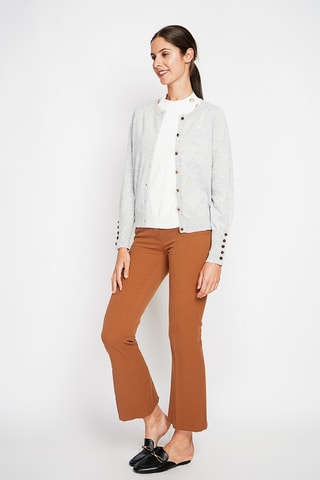 Casaco de malha oversize - Cinzento