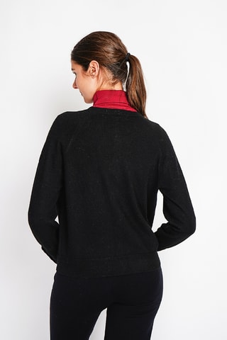 Casaco de malha oversize - Preto