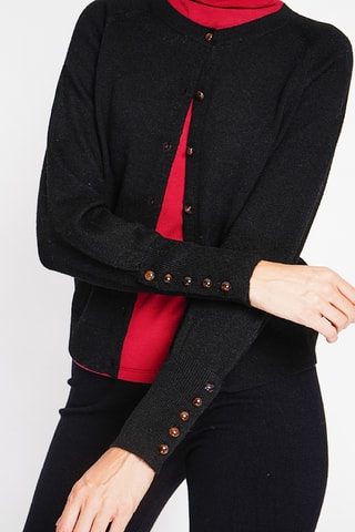 Casaco de malha oversize - Preto