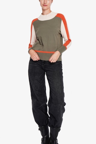 Camisola oversize - Caqui