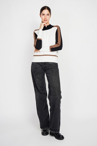 Camisola oversize - Branco
