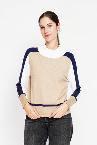Camisola oversize - Bege