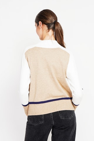 Camisola oversize - Bege