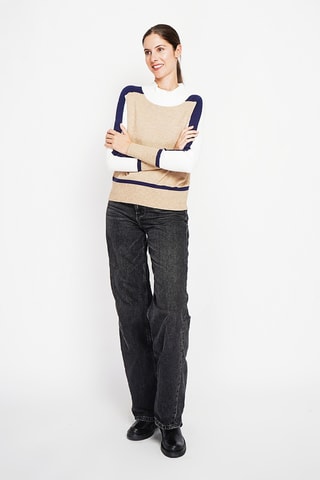Camisola oversize - Bege