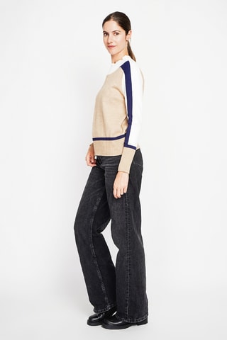 Camisola oversize - Bege
