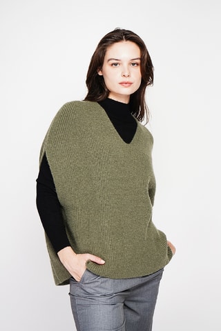 Camisola oversize - Caqui