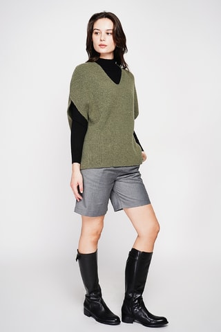 Camisola oversize - Caqui