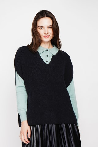 Camisola oversize - Preto