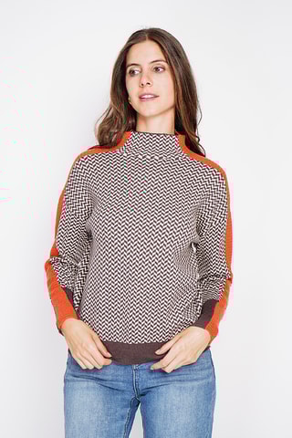 Camisola oversize - Castanho