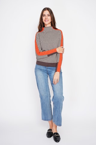 Camisola oversize - Castanho