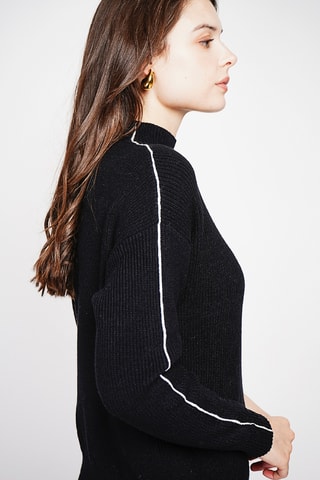 Camisola oversize - Preto