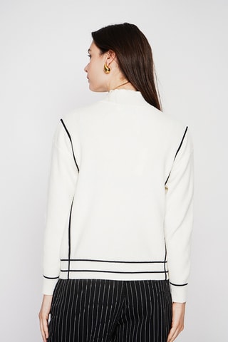 Camisola oversize - Branco