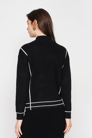 Camisola oversize - Preto
