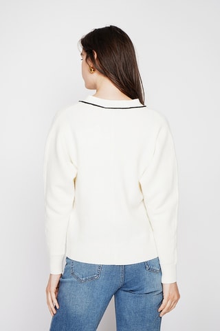 Camisola oversize - Branco