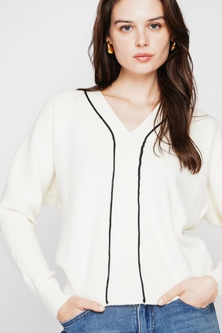 Camisola oversize - Branco