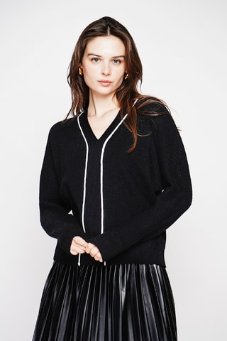 Camisola oversize - Preto