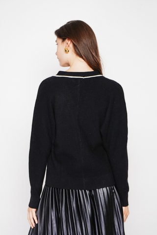 Camisola oversize - Preto