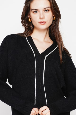 Camisola oversize - Preto
