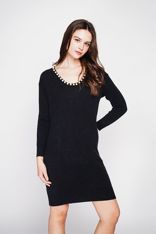 Vestido direito - Preto