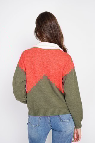 Camisola oversize - Caqui