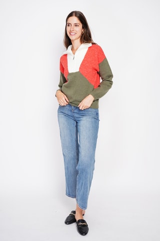 Camisola oversize - Caqui