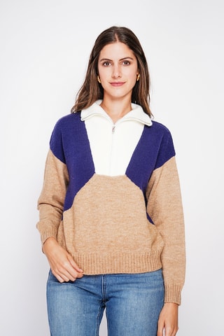 Camisola oversize - Bege