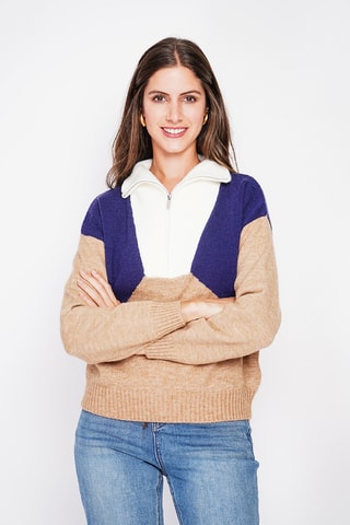 Camisola oversize - Bege