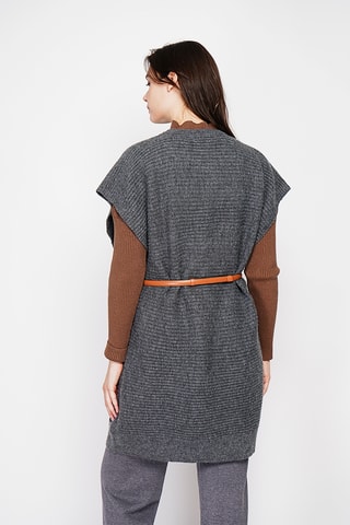 Vestido-camisola - Cinzento mesclado