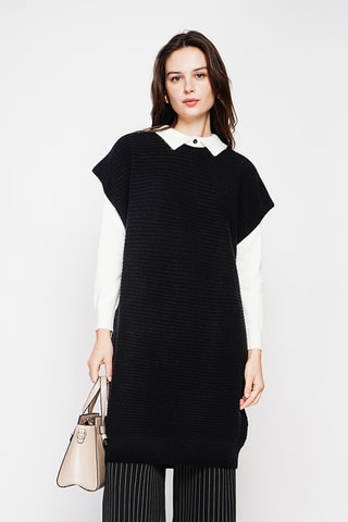 Vestido-camisola - Preto
