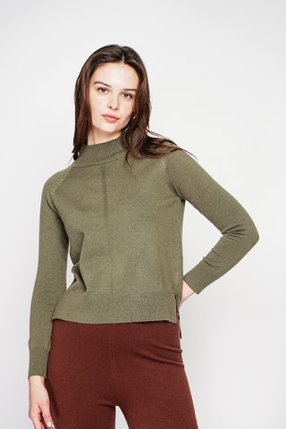 Camisola oversize - Caqui